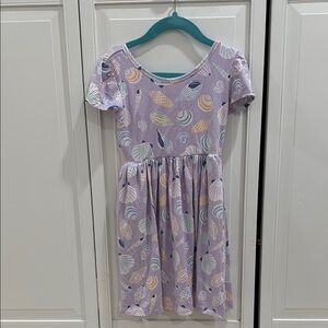 BRAND NEW Seashell Print Dress - Purple